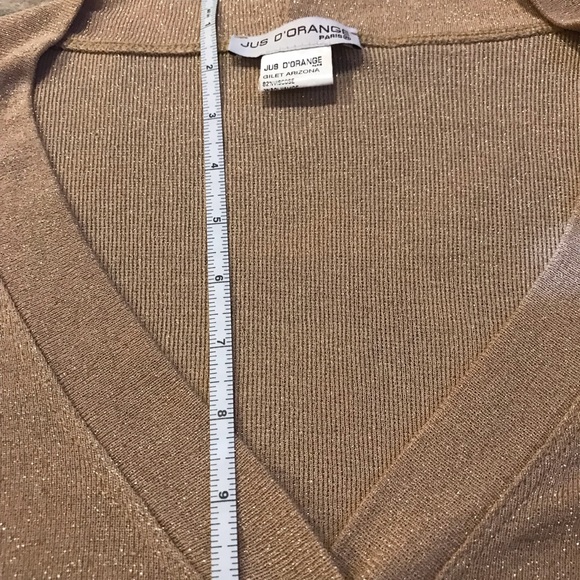 JUS D’ Orange CROPPED SHRUG SWEATER XS/S - Picture 6 of 16